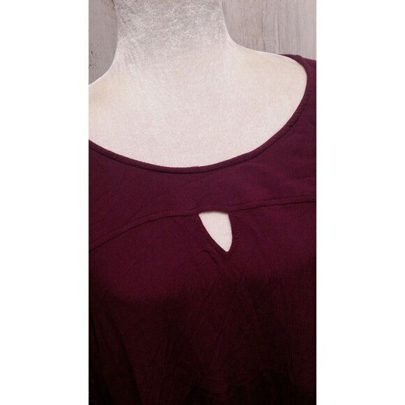 Torrid Purple Size 4 Double Keyhole Neckline Tunic - Picture 2 of 7